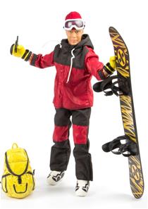 Snowboarder Action Figur med tilbehør 30,5cm