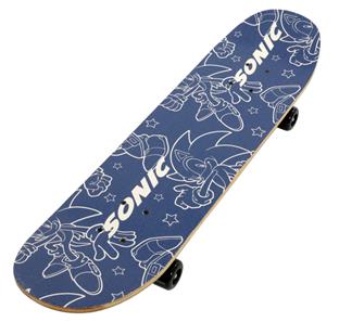 Sonic Wooden Skateboard til Børn 