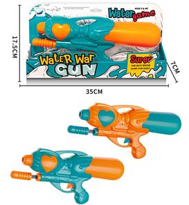 Space Vandpistol med Pumpe 33 cm – Orange/Turkis-2