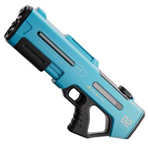 Space Water Gun - Elektrisk Vandpistol med Dobbelt Vandstråle – Blå