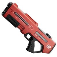 Space Water Gun - Elektrisk Vandpistol med Dobbelt Vandstråle – Rød