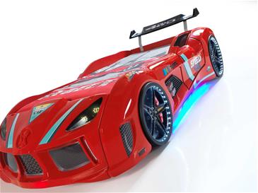  Speed Tuning 4WD Bilseng med Komplet LED-Lys og Lydpakke, Rød-2