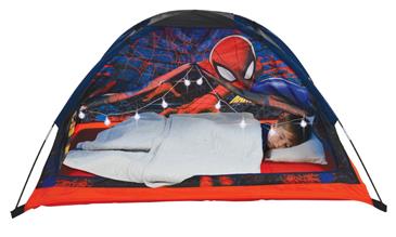  Spiderman Drømme Børnetelt med luftmadras og lys-5
