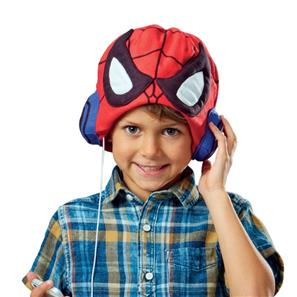  Spiderman hue med hovedtelefoner til børn-2
