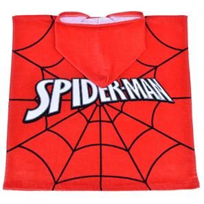 Spiderman Poncho badehåndklæde med hætte-4