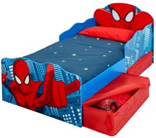 Spiderman Seng m/opbevaring (140cm)