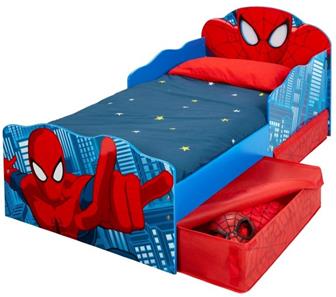 Spiderman Seng m/opbevaring (140cm)