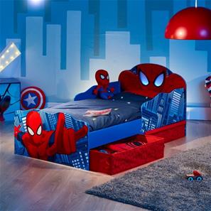 Spiderman Seng m/opbevaring (140cm)-7