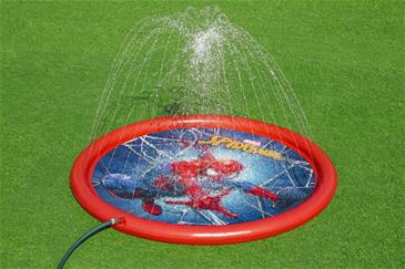 Spiderman Splash Pad 165 cm vandplask-3