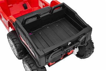 Sport EL-ATV 22,2V med 6-hjul, lithium, Lædesæde, Gummi Rød-10