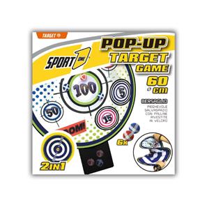 Sport1 Bulls Eye Target 2-i-1 Pop-Up kastespil -3