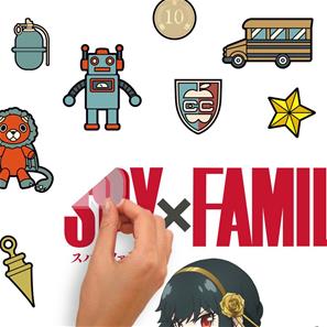 Spy x Family Wallstickers-3
