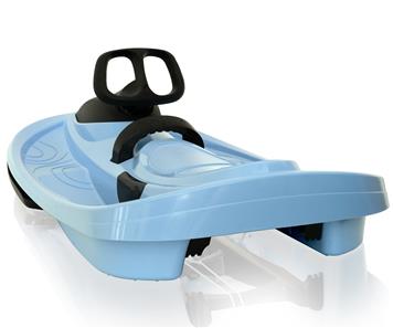 Stratos bobslæde med rat, Arctic Blue-2