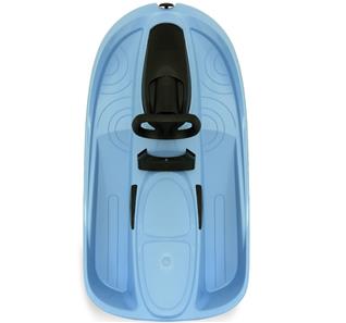 Stratos bobslæde med rat, Arctic Blue-3