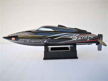 Super Mono X V2 Brushless Fjernstyret speedbåd (inkl. batteri+oplader)-3