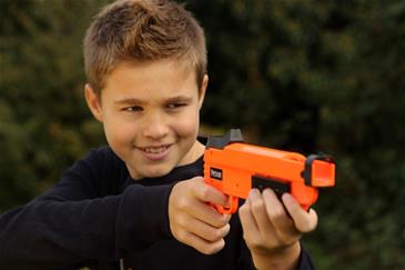  Sureshot Pistol + skydeskive til børn m/6 dartpile-3