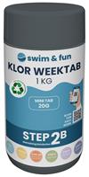 Swim & Fun Klor WeekTab  20g tabletter, 1 kg