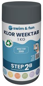  Swim & Fun Klor WeekTab  20g tabletter, 1 kg