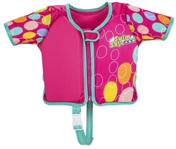 Swim Safe ABC Svømme Træningsvest UPF 50+ m/ærmer, Skum 11-30 kg Pink