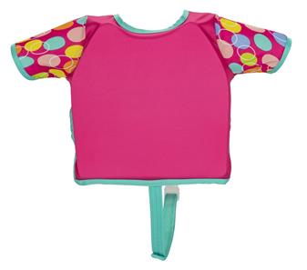 Swim Safe ABC Svømme Træningsvest UPF 50+ m/ærmer, Skum 11-30 kg Pink-2