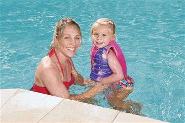 Swim Safe Svømme Træningsvest UPF 50+, Skum 1-3 år, HAVFRUE ny model-4