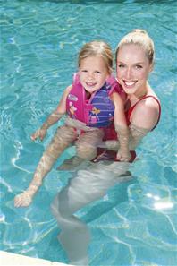 Swim Safe Svømme Træningsvest UPF 50+, Skum 3-6 år, HAVFRUE ny model-7