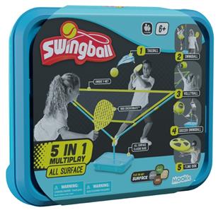 Swingball  5-i-1 Tailball + Stangtennis + Volley + fodbold + Kastedisk