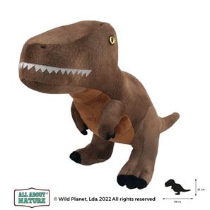 T-Rex Dinosaur Bamse 38x27 cm - All About Nature-2