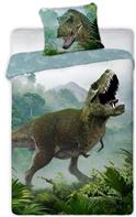 T-Rex Dinosaur Sengetøj 140x200 cm model 2 - 100 procent bomuld