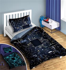 Teenager Processor Sengetøj 140x200 cm - 100 procent bomuld-4