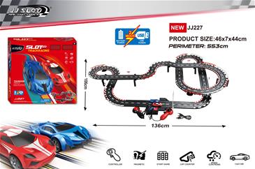 Thunder Track Elektronisk Racerbane 1:64 553 cm-2