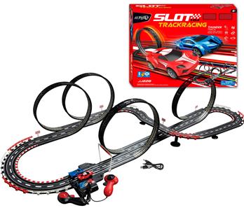 Thunder Track Elektronisk Racerbane 1:64 600 cm