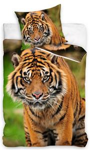 Tiger Sengetøj 140 x 200, 100 procent bomuld