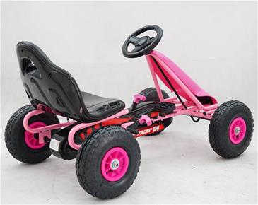 Top Racer GoKart til børn, Pink (3-7 år)-3