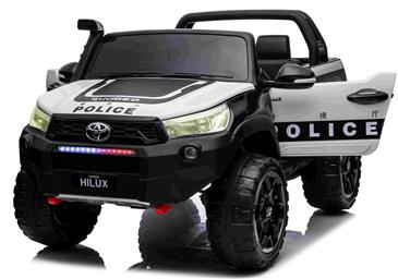 Toyota Hilux 24v Politi ELBil m/2x24V 240W motor + Lædersæde + Gummihjul