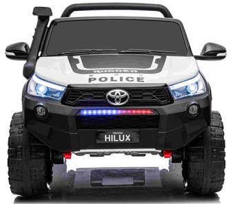 Toyota Hilux 24v Politi ELBil m/2x24V 240W motor + Lædersæde + Gummihjul-2