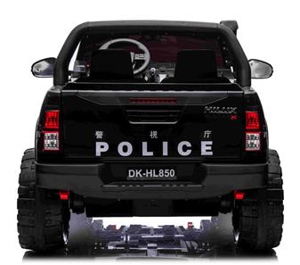 Toyota Hilux 24v Politi ELBil m/2x24V 240W motor + Lædersæde + Gummihjul-5
