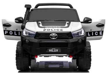 Toyota Hilux 24v Politi ELBil m/2x24V 240W motor + Lædersæde + Gummihjul-6