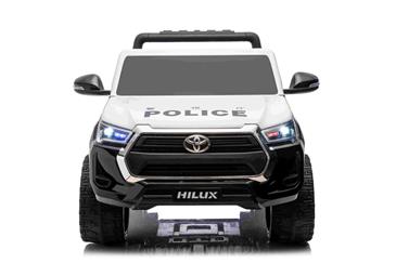 Toyota Hilux Elbil til børn 12v m/Gummihjul + Lædersæde + 2.4G-11