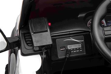 Toyota Hilux Elbil til børn 12v m/Gummihjul + Lædersæde + 2.4G-14