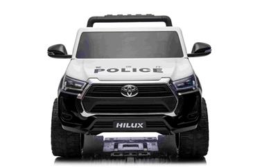 Toyota Hilux Elbil til børn 12v m/Gummihjul + Lædersæde + 2.4G-3