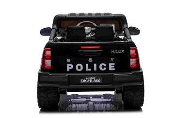 Toyota Hilux Elbil til børn 12v m/Gummihjul + Lædersæde + 2.4G-6