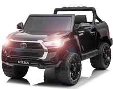 Toyota Hilux Elbil til børn XL m/2.4G + Gummihjul + Lædersæde + Lithium