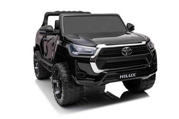 Toyota Hilux Elbil til børn XL m/2.4G + Gummihjul + Lædersæde + Lithium-7
