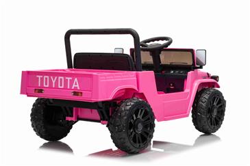 TOYOTA Land Cruiser FJ45 EL Pick-up til børn med el tiplad til Børn Pink-10