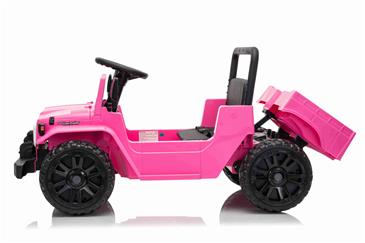 TOYOTA Land Cruiser FJ45 EL Pick-up til børn med el tiplad til Børn Pink-12