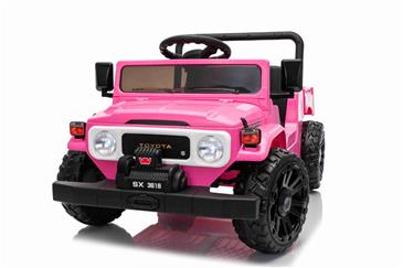 TOYOTA Land Cruiser FJ45 EL Pick-up til børn med el tiplad til Børn Pink-13