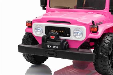TOYOTA Land Cruiser FJ45 EL Pick-up til børn med el tiplad til Børn Pink-14