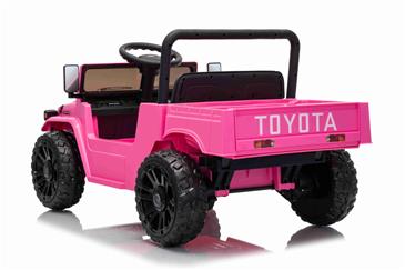 TOYOTA Land Cruiser FJ45 EL Pick-up til børn med el tiplad til Børn Pink-9