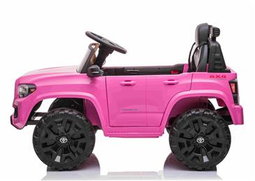 Toyota Tacoma ELBil til børn 12V m/Lædersæde og 2.4G Fjernbetjening, Pink-5